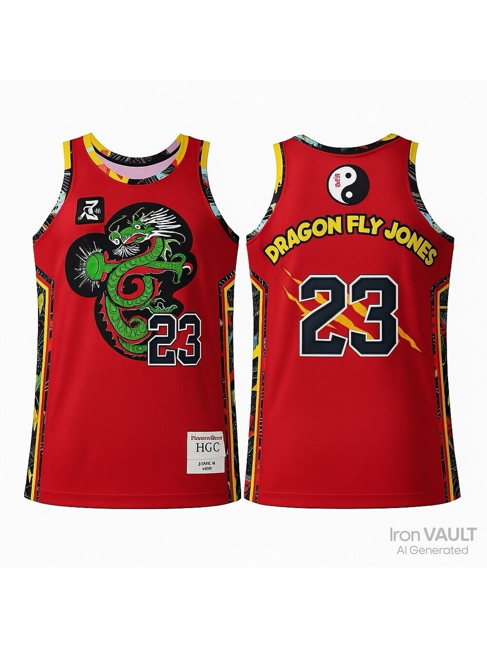 Dragon Fly Jones Headgear Classics Men’s Medium Red Jersey Martin 1992 HGC 23